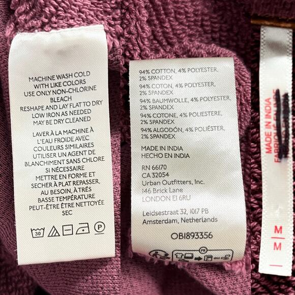 Free People Otto Slouchy Sweatshirt Tunic Oversized Jasper Rose M - Picture 8 of 12